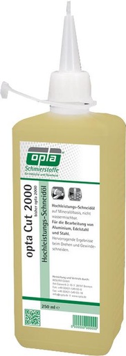 [7698390005] ACEITE DE CORTE DE ALTO RENDIMIENTO OPTA CUT 2000 250ML (10 UDS)