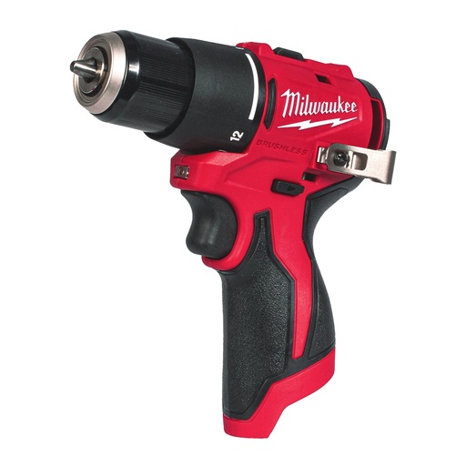[P-1429 4933500421] TALADRO PERCUTOR SUBCOMPACTO M12™ BRUSHLESS, 2 VELOCIDADES, PAR MÁXIMO 40NM, PORTABROCAS METÁLICO 10MM. SE SUMINISTRA EN VERSIÓN CERO, SIN BATERÍAS NI CARGADOR M12BLPDRC-0