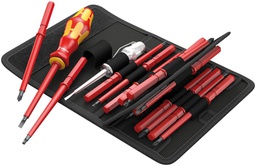 [63550000] JUEGO DE DESTORNILLADORESVDE KRAFTFORM 16 UDS WERA
