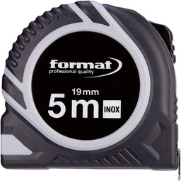 [44560005] CINTA METRICA DE BOLSILLO5MX19MM INOX  FORMAT
