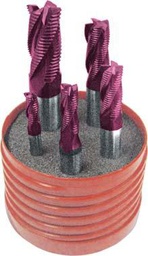 [22140010] JUEGO FRESAS DESBASTE CORTA DIN844 HSSE-PM TIALN5 PZAS, 6-16MM  FORMAT