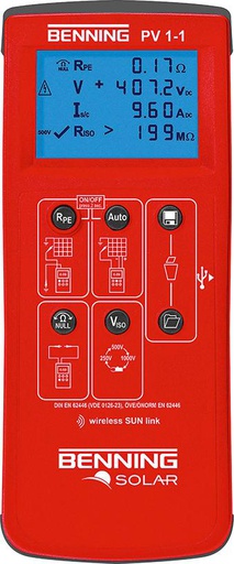 [7655860300] COMPROBADOR DE INSTALACIONES PV 1-1 BENNING