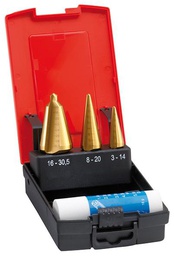 [13090100] JGO BROCAS CONICAS PARA  CHAPA HSS TIN 3-30,5MM FORMAT
