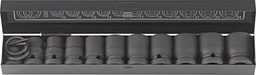 [61901005] JUEGO DE LLAVES DE VASO DE FUERZA 1/2" 15 PZAS  FORTIS