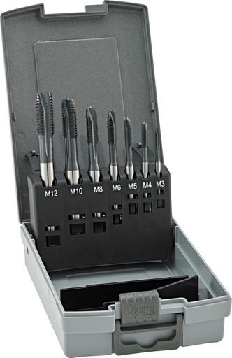 [7616370001] MACHOS ROSCAR A MAQUINA  HSSE VAPORIZADA TIPO INOXAGUJERO PASANTE M3-M12 FORTIS