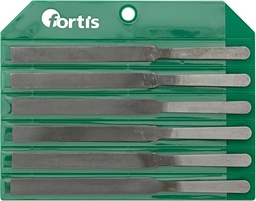 [65840150] JGO LIMAS CONTACTO 150MM PICADO DOBLE 6 PZAS ENBOLSA DE PVC FORTIS