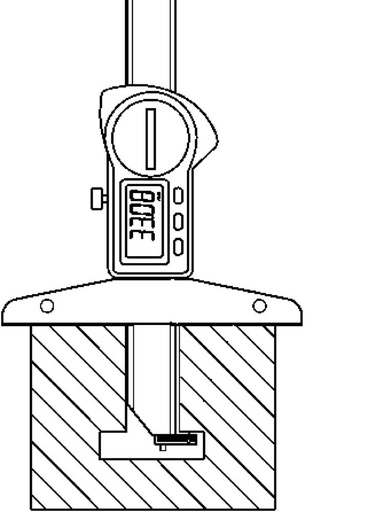 [7640811400] INSERTO MEDICION PARA    CALIBRE PROFUNDIDAD PARAPIE REY DE PROFUNDIDAD  HP