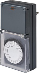 [90160050] RELOJ PROGRAMADOR        MZ 44 DE IP44 BRENNENSTUHL