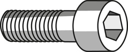 [29694075] TORNILLO DE APRIETE      PARA PORTAPLAQUITASCORTE TRANSVERSAL 20 (10 UDS)