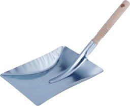 [74490015] RECOGEDOR DE METAL       GALVANIZADOCON MANGO DE MADERA
