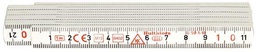 [46680001] METRO PLEGABLE           PLASTICO BLANCO 1M HULTAFORS