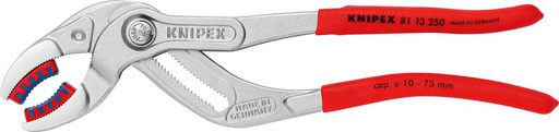 [76716B0250] ALICATES DE MONTAJE SIFON CROMADOS 250MM CON MORDAZAS  KNIPEX