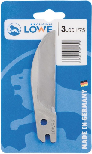 [7670980110] CUCHILLA DE RECAMBIO     3001/75 1 UNIDAD BLISTER LÖWE