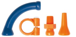 [96000106] SET CODOS TUBO FLEXIBLE  90G 13 PIEZAS IBT