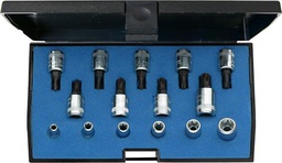 [60540100] JUEGO LLAVES VASO 1/4"   15TLG.TORX  GEDORE