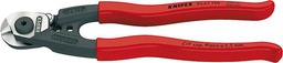 [7654210190] CORTACABLES PARA CABLE   TRENZADO CON MANGO DEPLÁSTICO 190 MM  KNIPEX