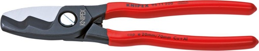 [7653830200] CORTACABLES CON MANGO    DE PLÁSTICO 200 MM  KNIPEX