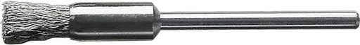 [7679611005] MICROCEPILLO DE PINCEL DE ACERO INOXIDABLE ONDULADO CON VÁSTAGO 3MM LESSMANN