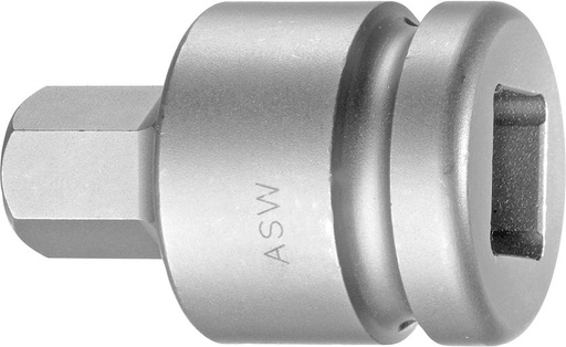 LLAVE VASO IMPACTO 3/4" PUNTA HEXAGONAL ASW