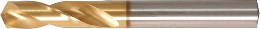BROCA CORTA DIN1897 HSSE TIN TIPO INOX FORMAT