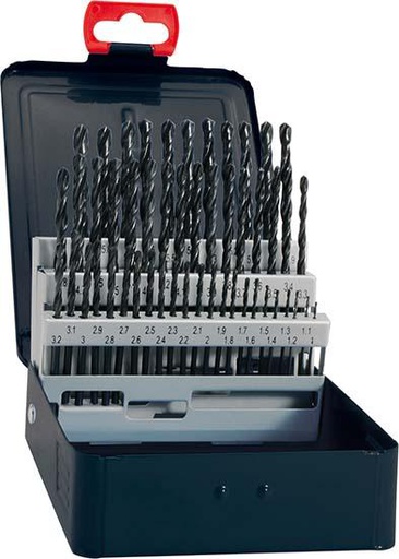 JUEGO BROCAS ESPIRAL DIN338 HSS LAMINADO TIPO N FORTIS