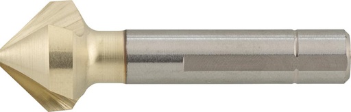 AVELLANADOR CÓNICO HSSCo DIN 335-C DUO+ 90º VÁSTAGO 3 SUPERFICIES FORMAT GT