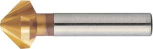 AVELLANADOR CÓNICO DIN335-C HSS TIN VÁSTAGO CILINDRICO 90º FORMAT