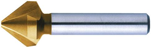 AVELLANADOR CÓNICO WN HSS TIN FORMA C 75º VÁSTAGO CILINDRICO FORMAT