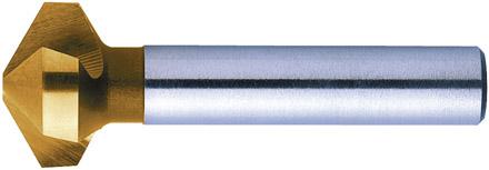 AVELLANADOR CÓNICO HSS TIN 120º VÁSTAGO CILINDRICO FORMAT