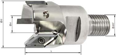 FRESA ATORNILLABLE 90º PARA ALUMINIO REFRIGERACION INTERNA PARA TIPO VCGT