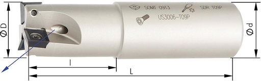 FRESA FRONTAL 90º REFRIGERACION INTERNA PARA SOMT09