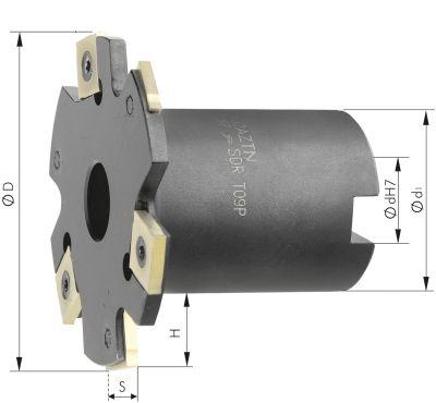 FRESA DE DISCO CON REBORDE FORMAT