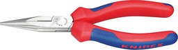 ALICATE DE PUNTA CURVA PULIDO CON MANGO PLÁSTICO KNIPEX