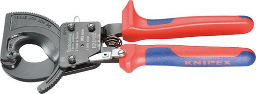 CIZALLA CORTACABLES CON CARRACA KNIPEX