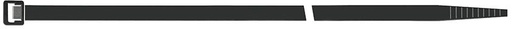 ABRAZADERA NYLON COLOR NEGRO RESISTENTE UV (100 UDS) SAPISELCO