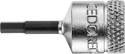 LLAVE DE VASO ALLEN 1/4" GEDORE