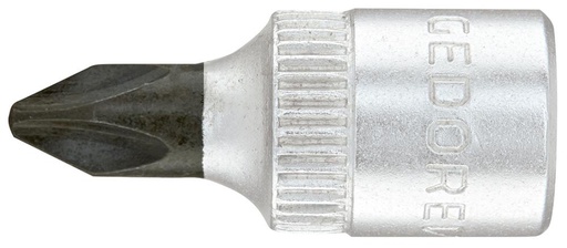 LLAVE DE VASO 1/4" PUNTA PHILLIPS GEDORE