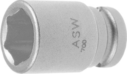 LLAVE DE VASO IMPACTO 1/4" ASW