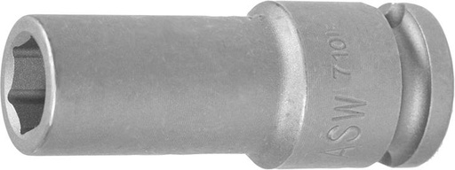 LLAVE VASO IMPACTO 3/8" SERIE LARGA ASW