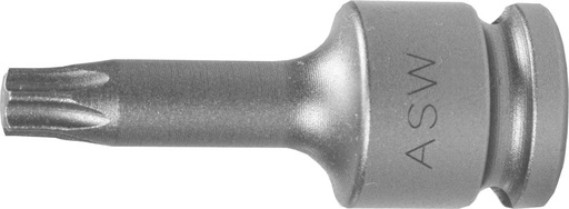 LLAVE VASO IMPACTO 1/2" PUNTA TORX ASW