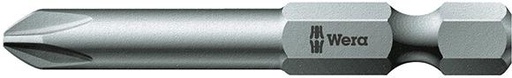 PUNTA CABEZA PHILLIPS 1/4" DIN3126 E 6,3 70MM ALTA TENACIDAD WERA