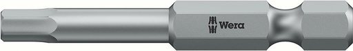 PUNTA CABEZA HEXAGONAL 1/4" DIN3126 E 6,3 50MM ALTA TENACIDAD WERA