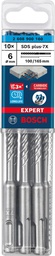 BROCA PERCUTORA SDS-PLUS 4 FILOS EXPERT BOSCH (10 UDS)