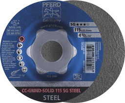 DISCO DE DESBASTE PARA ACERO CC-GRIND-SOLID SG STEEL PFERD