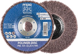 DISCO ABRASIVO DE VELLÓN POLINOX 125MM PNL PFERD