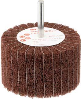 ABANICO LIJADOR DE VELLÓN CON VÁSTAGO 6MM CB-ZS 3M