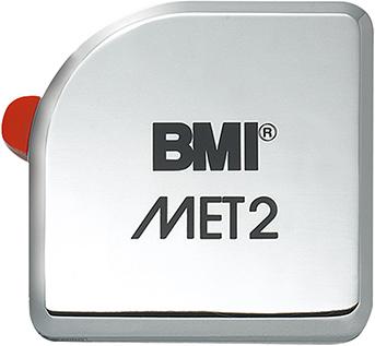 CINTA MÉTRICA DE BOLSILLO CROMADA BMI