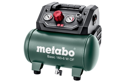 [P-222 601501000] COMPRESOR METABO BASIC 160-6 W OF (SIN ACEITE)