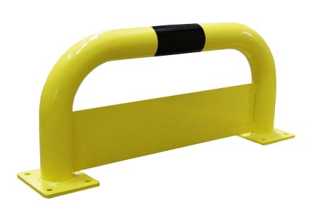 [P-854 758003575] BARRERA PROTECCIÓN  BARP3575NJ C/CHAPA ANTIGOLPES - NEGRO/AMARILLO Ø76MM