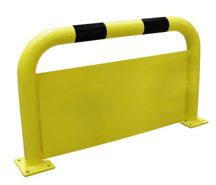 [P-854 758006010] BARRERA PROTECCIÓN  BARP6010NJ C/CHAPA ANTIGOLPES - NEGRO/AMARILLO Ø76MM